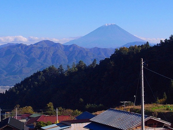 平林地区からの富士山遠望